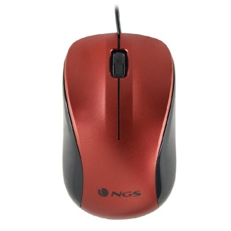 NGS Ratón Óptico WIRED RED