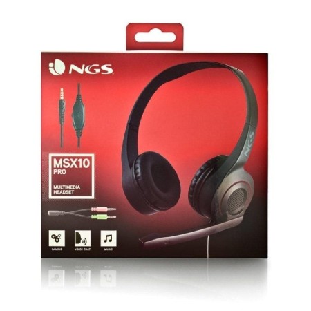 NGS AURICULAR CON MICROFONO AJUST JACK MSX10PRO