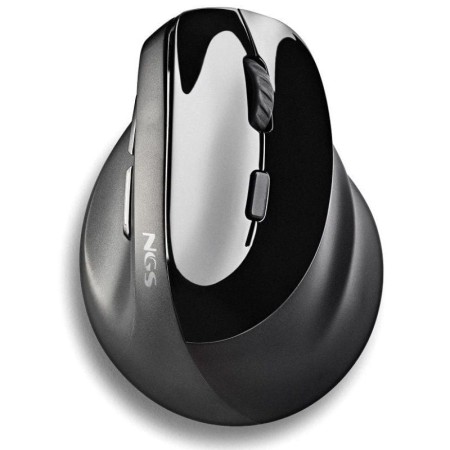Ratón Vertical Inalámbrico NGS EVO Moksha/ Batería recargable/ Hasta 2400 DPI