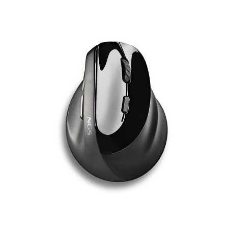 Ratón Vertical Inalámbrico NGS EVO Moksha/ Batería recargable/ Hasta 2400 DPI