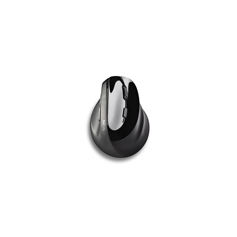 Ratón Vertical Inalámbrico NGS EVO Moksha/ Batería recargable/ Hasta 2400 DPI