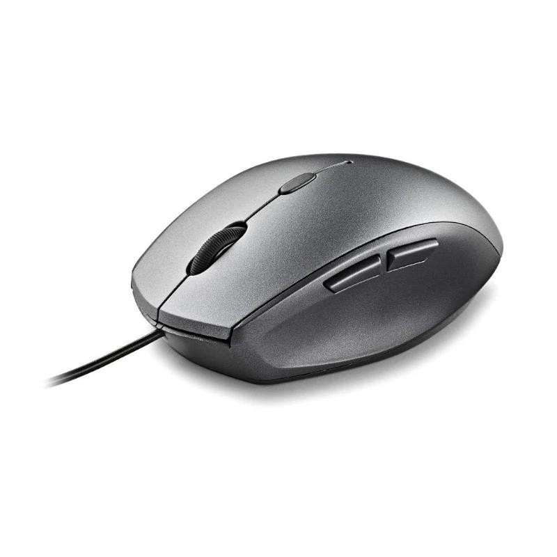 Ratón Ergonómico NGS Moth Gray/ Hasta 1600 DPI/ Gris