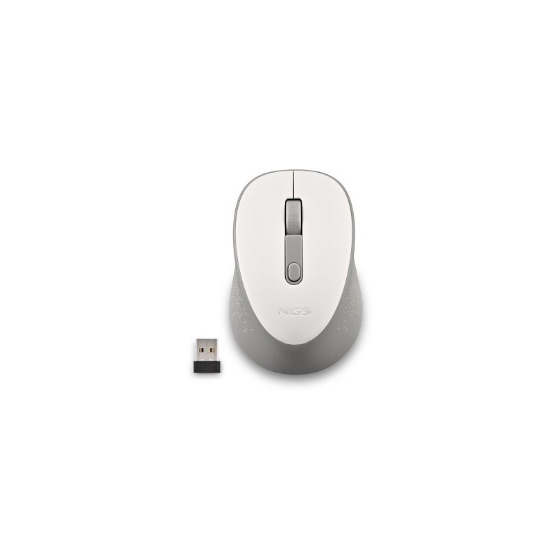 NGS RATON INALAMBRICO 800/1600DPI Blanco