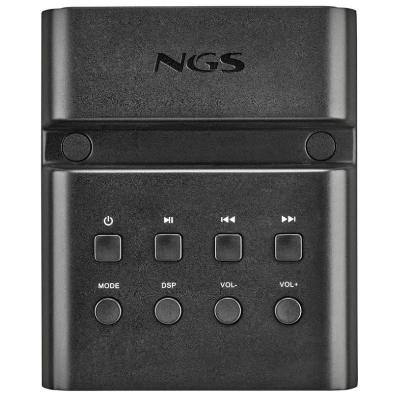 Torre de Sonido con Bluetooth NGS SKY CHARM PRO/ 80W/ 2.0/ Negra