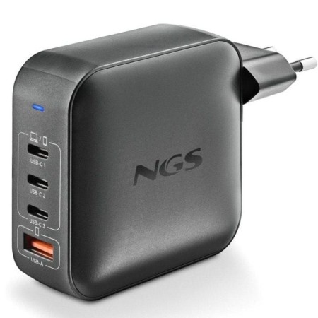 Cargador de Portátil GaN NGS BUD 165W/ 165W/ Automático/ Voltaje 5-21V