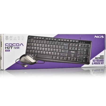 Teclado y Ratón NGS Cocoa KIT V2