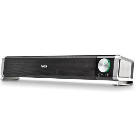Barra de Sonido con Bluetooth NGS Subway/ 40W/ 2.0/ Negra