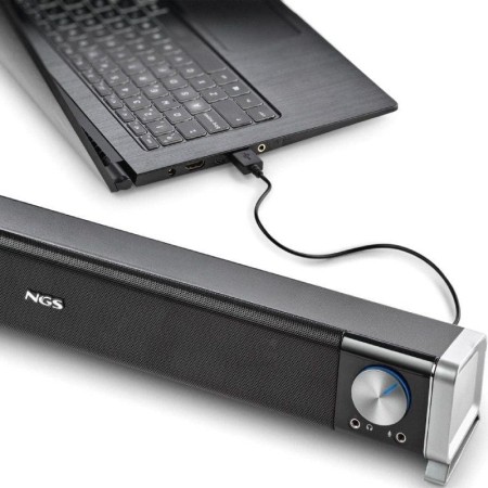 Barra de Sonido con Bluetooth NGS Subway/ 40W/ 2.0/ Negra