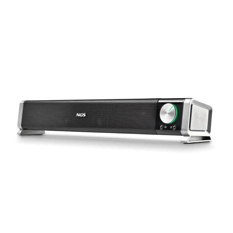 Barra de Sonido con Bluetooth NGS Subway/ 40W/ 2.0/ Negra