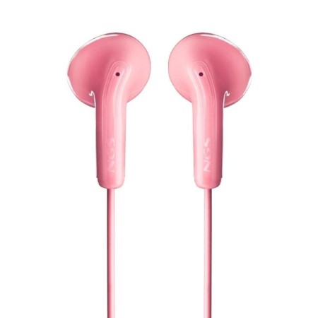 Auriculares Intrauditivos NGS Cross Flip/ con Micrófono/ Jack 3.5/ Rosas