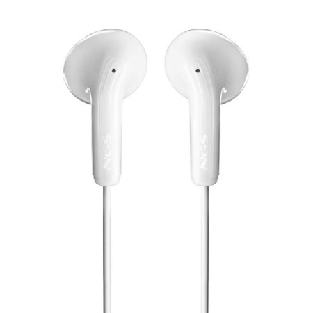 Auriculares Intrauditivos NGS Cross Glide/ con Micrófono/ USB Tipo-C/ Blancos
