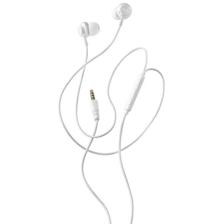 Auriculares Intrauditivos NGS Cross Drift/ con Micrófono/ Jack 3.5/ Blancos