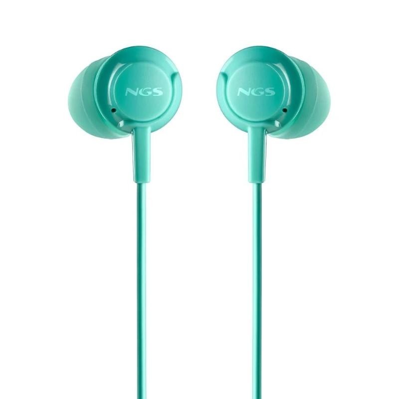 Auriculares Intrauditivos NGS Cross Drift/ con Micrófono/ Jack 3.5/ Verdes