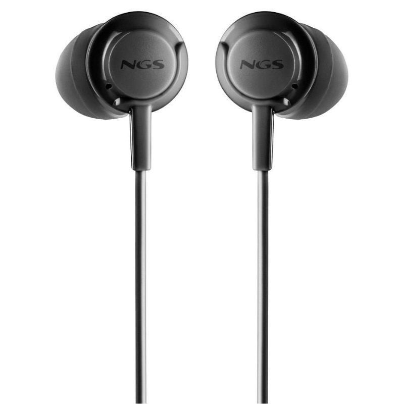 Auriculares Intrauditivos NGS Cross Step/ con Micrófono/ USB Tipo-C/ Negros