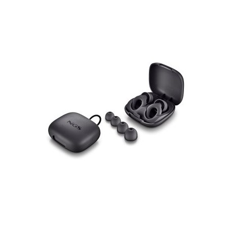 Tapones de oído NGS Noon/ S-M-L/ Negros