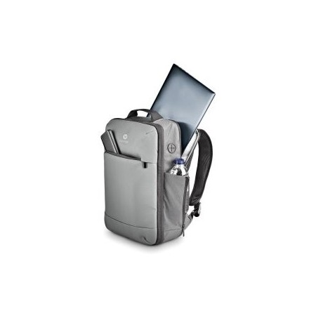 Mochila Expansible NGS Monray Sacks Horizon para Portátiles hasta 14″/ Impermeable/ Gris