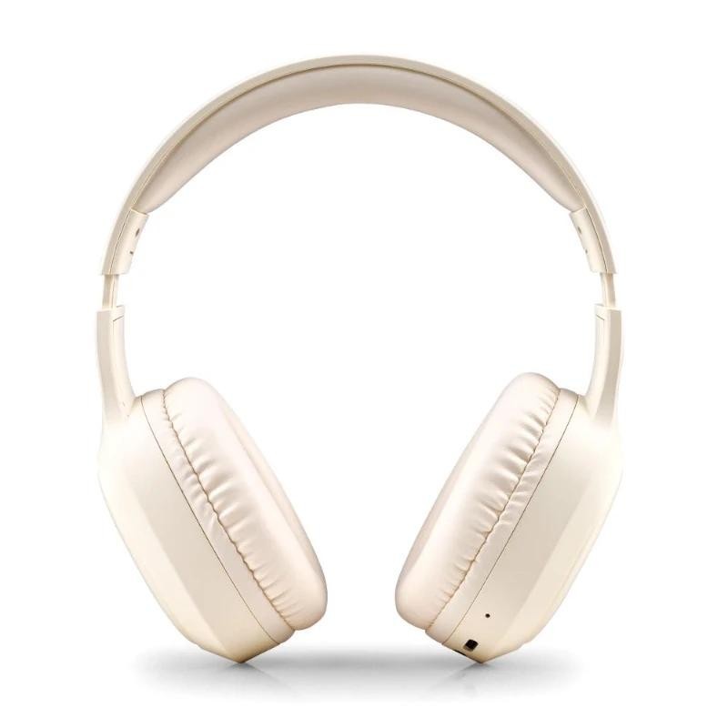 Auriculares Inalámbricos NGS Artica Tempest/ con Micrófono/ Bluetooth/ Beige
