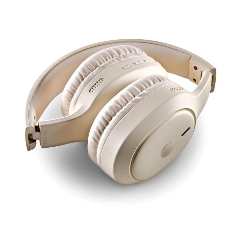 Auriculares Inalámbricos NGS Artica Tempest/ con Micrófono/ Bluetooth/ Beige