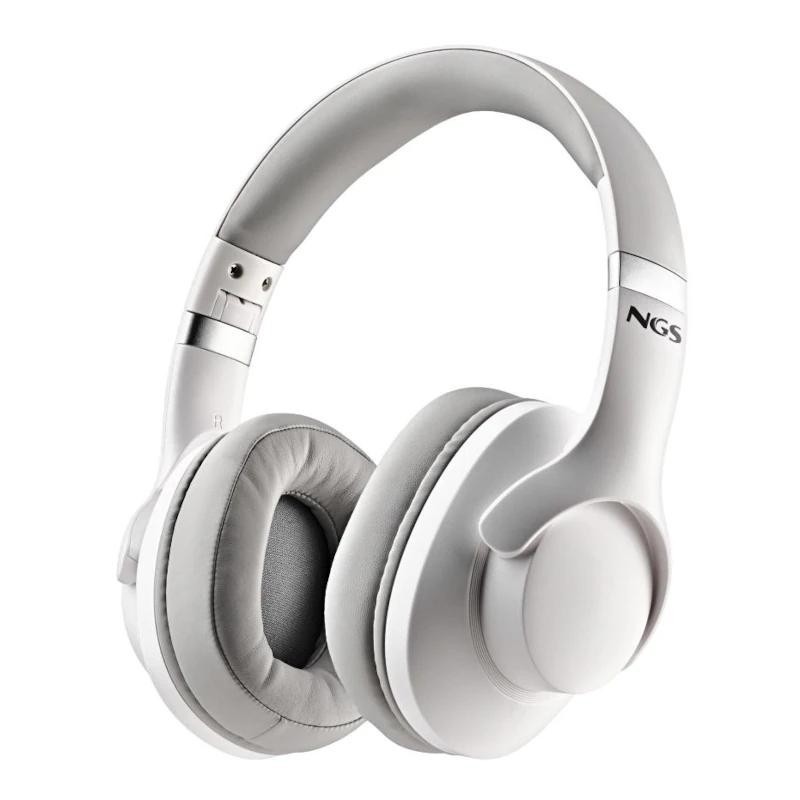 Auriculares Inalámbricos NGS Artica Storm/ con Micrófono/ Bluetooth/ Blancos