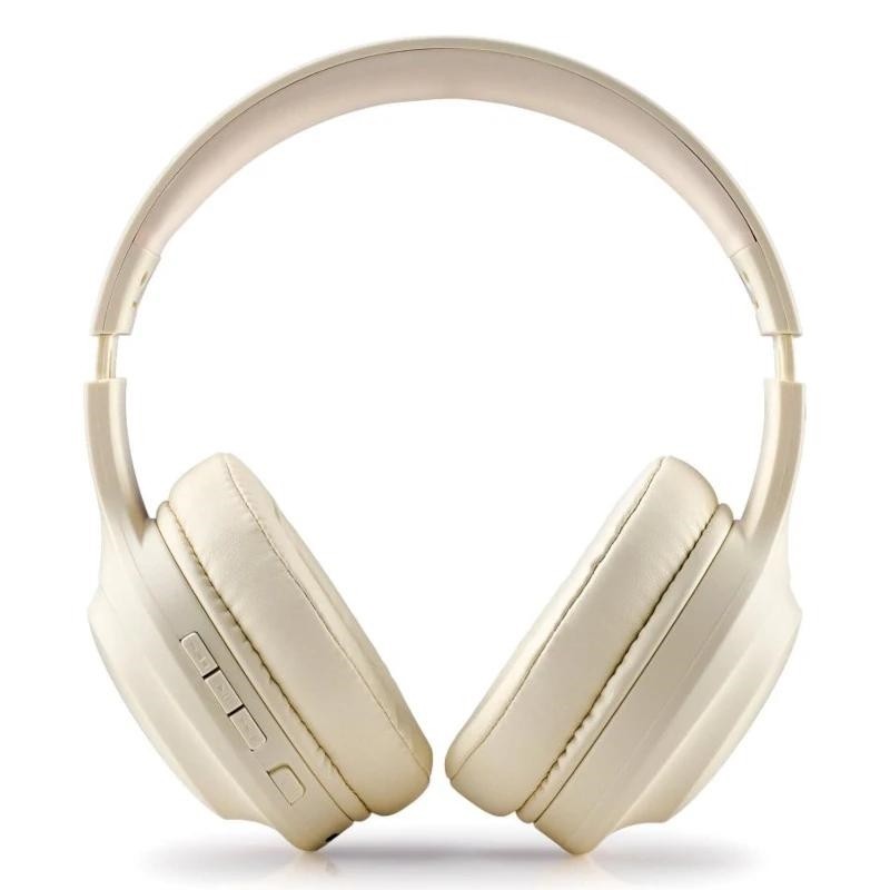 Auriculares Inalámbricos NGS Artica Glacier/ con Micrófono/ Bluetooth/ Beiges