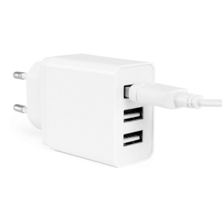 Cargador de Pared Orbegozo EN 1100/ 3xUSB/ 17W