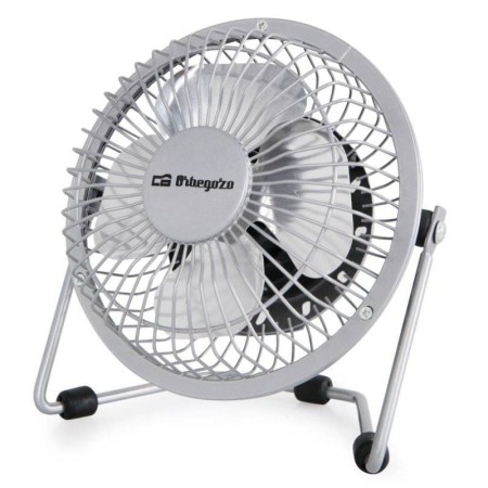 Ventilador de Sobremesa Orbegozo PW 1025/ 2.5W/ 4 Aspas/ 1 Velocidad