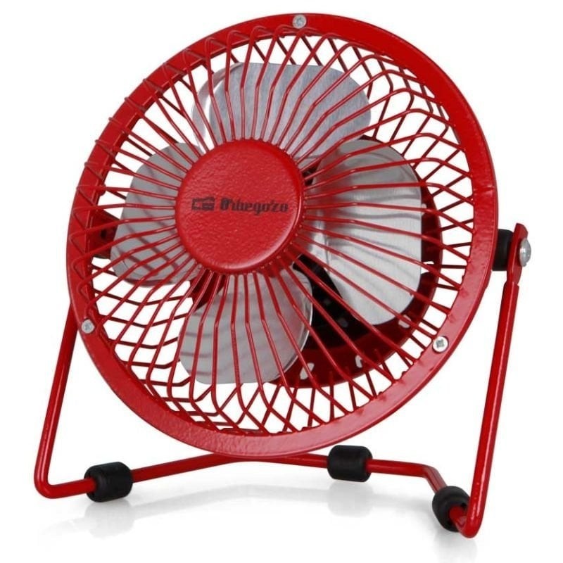Ventilador de Sobremesa Orbegozo PW 1027/ 2.5W/ 4 Aspas/ 1 Velocidad