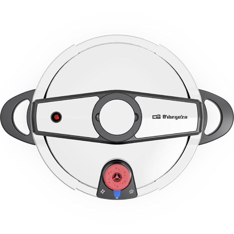 Olla a Presión Orbegozo HP 4200/ 4L/ Acero Inoxidable/ Apta para Inducción