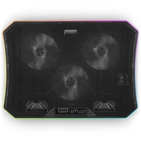 Soporte Refrigerante Mars Gaming MNBC6 para Portátiles hasta 19″/ Iluminación LED
