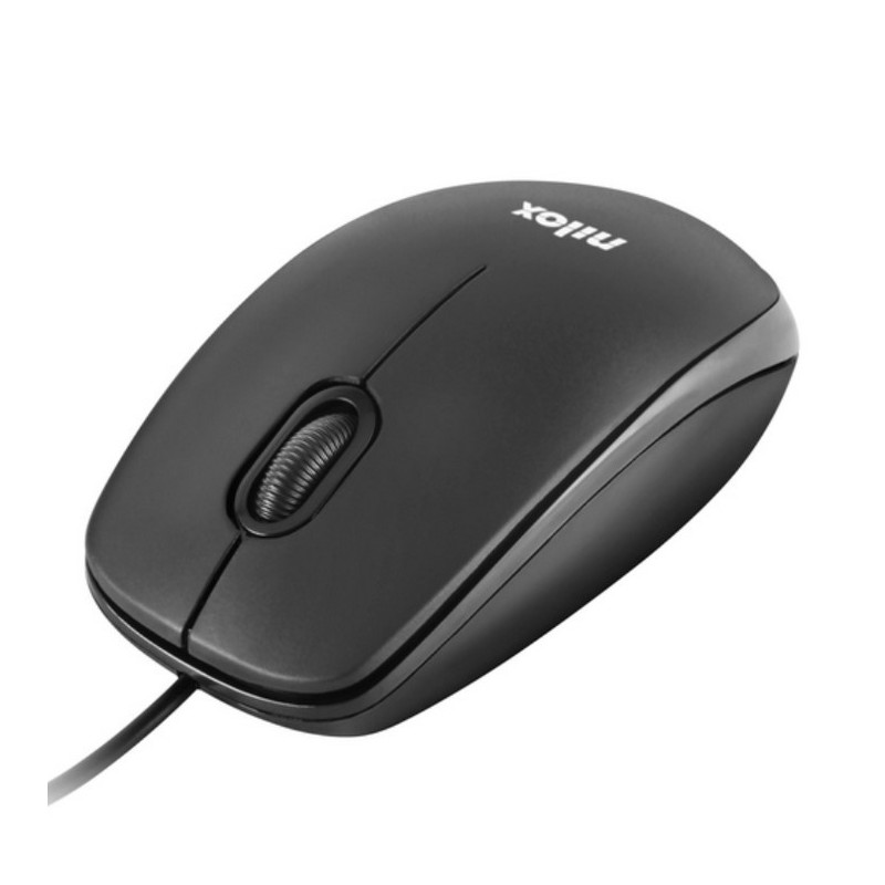 Mouse raton nilox mousb1003 usb 1600 dpi negro