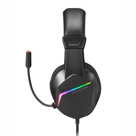 Auriculares Gaming con Micrófono Mars Gaming MH122/ Jack 3.5/ Negros