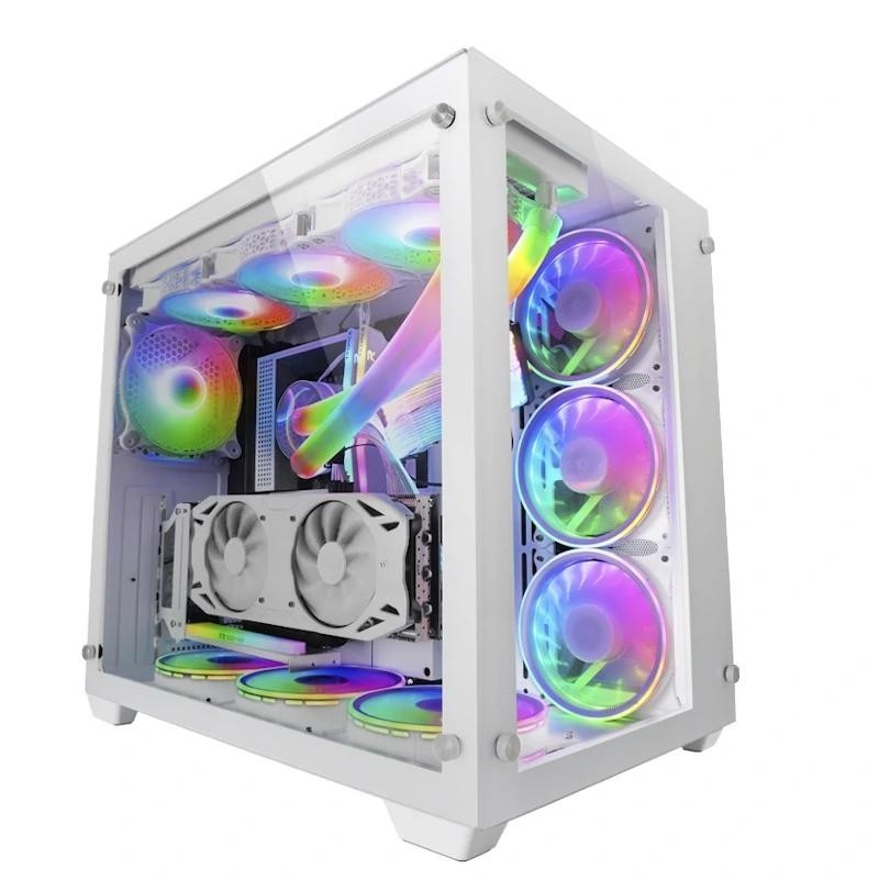 Caja Gaming Torre Mars Gaming MCV3/ Blanca