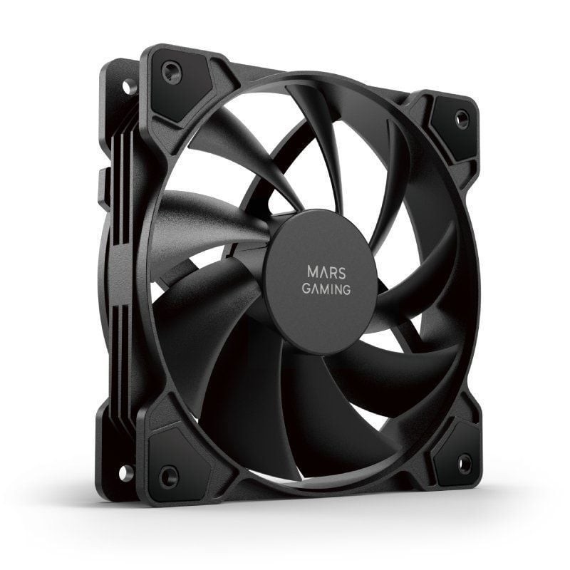 Ventilador caja mars gaming mf - pwmx2 2x 120mm negro