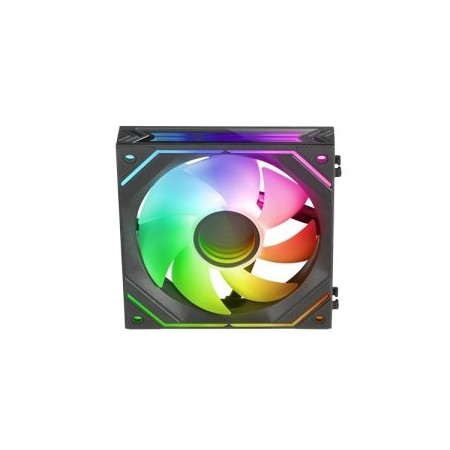 Ventilador mars gaming mflinkfinity 120mm argb negro