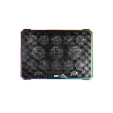 Soporte Refrigerante Mars Gaming MNBC13 para Portátiles hasta 17″/ Iluminación LED