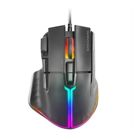 Ratón Gaming Mars Gaming MM-XT/ Hasta 12800 DPI