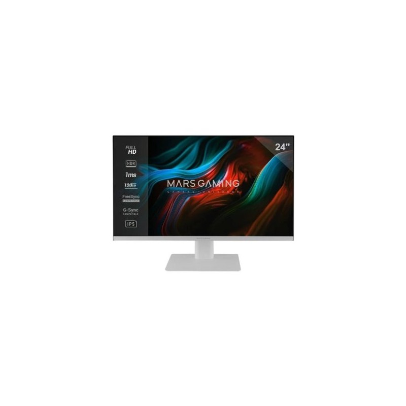 Monitor mars gaming mv24w 24 pulgadas fhd 120hz