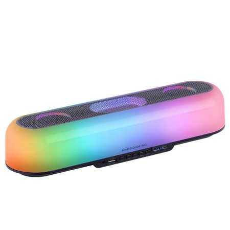Barra de Sonido con Bluetooth Mars Gaming MSB-ORB/ 20W/ 2.0/ Negra