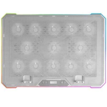 Soporte Refrigerante Mars Gaming MNBC13 para Portátiles hasta 17″/ Iluminación LED