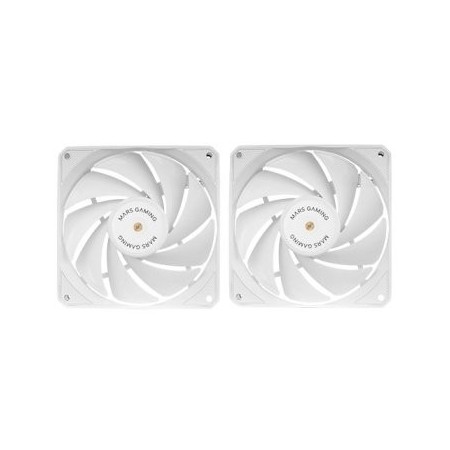 Pack 2 Ventiladores Mars Gaming MF-NCLX2/ 12cm