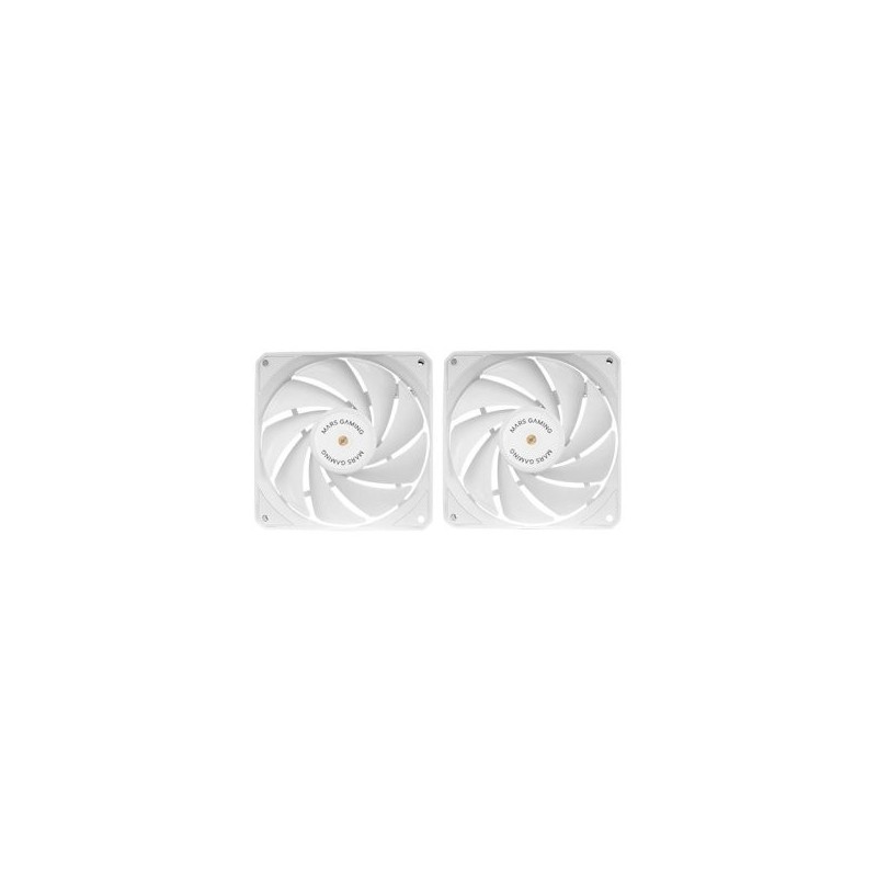 Pack 2 Ventiladores Mars Gaming MF-NCLX2/ 12cm