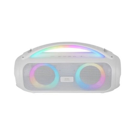 Altavoz con Bluetooth Mars Gaming MS-PULSE/ 50W RMS/ 2.0/ Blanco