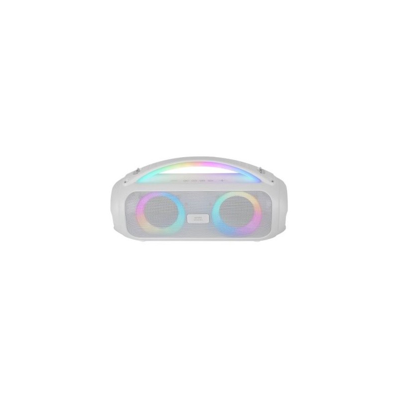 Altavoz con Bluetooth Mars Gaming MS-PULSE/ 50W RMS/ 2.0/ Blanco