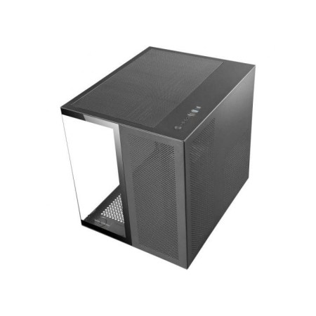 Caja ordenador mars gaming mcfusionm matx cristal templado negro