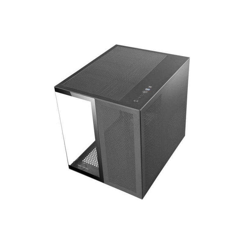 Caja ordenador mars gaming mcfusionm matx cristal templado negro