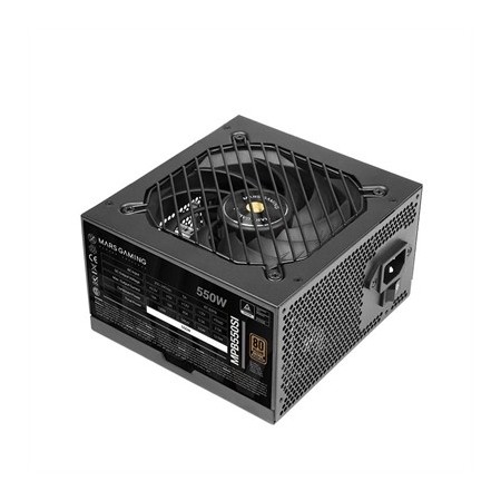 Fuente de Alimentación Mars Gaming MPB550SI/ 550W/ Ventilador 12cm/ 80 Plus Bronze