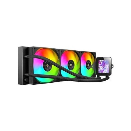 Kit refrigeracion liquida mars gaming mlvision360 argb 3x 120mm negro
