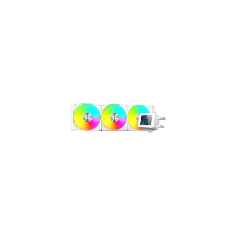 Kit refrigeracion liquida mars gaming mlvision360w argb 3x 120mm blanco