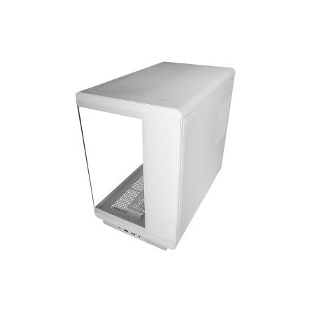 Caja ordenador mars gaming mcrev atx argb cristal templado blanco