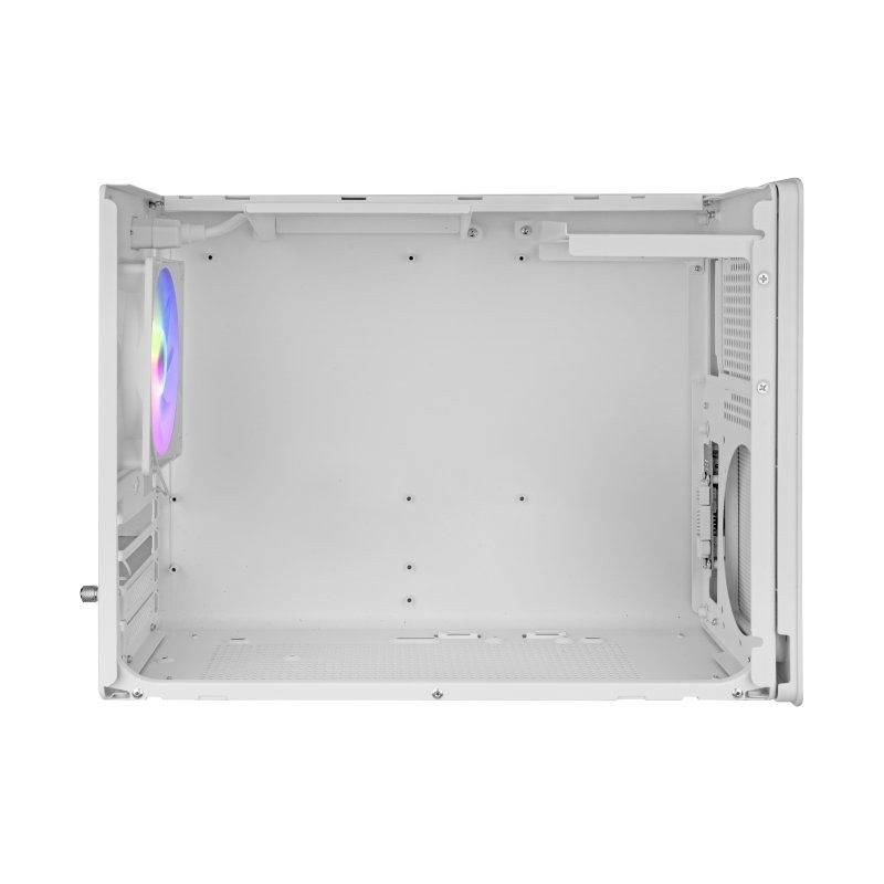 Caja ordenador mars gaming mcxps matx cristal templado blanca